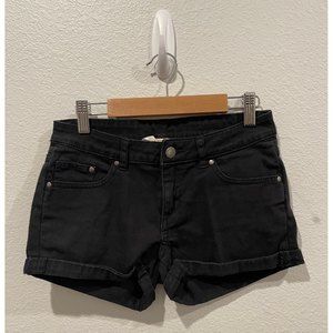 H&M Black Mini Shorts